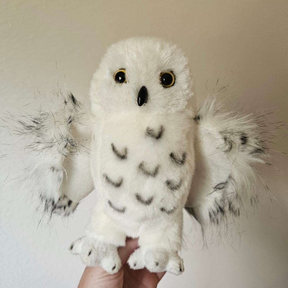 Douglas The Cuddle Toy Spotted Snow Owl Stuffed Animal Plush 11"